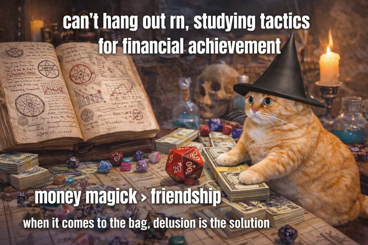 Studying tactics for financial achievement meme