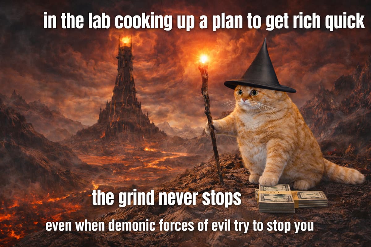 In the lab cooking up a plan meme